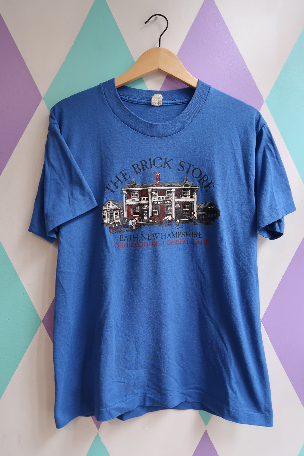 Vintage 80s The Brick Store Bath, New Hampshire Graphic Tee