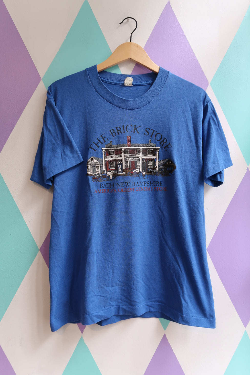 Vintage 80s The Brick Store Bath, New Hampshire Graphic Tee