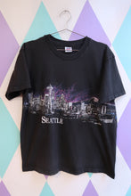 Load image into Gallery viewer, Vintage 90s Seattle Skyline All-Over Cityscape Graphic Tee
