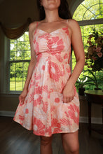 Load image into Gallery viewer, Vintage Y2K Guess pink floral babydoll mini dress by Elektra Vintage, featuring a lightweight fabric and feminine floral print.
