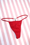 Vintage 2000s Victoria’s Secret Red Rhinestone G-String Thong - Elektra Vintage