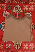 Vintage Y2K Beaded Brown Cami Tank Top