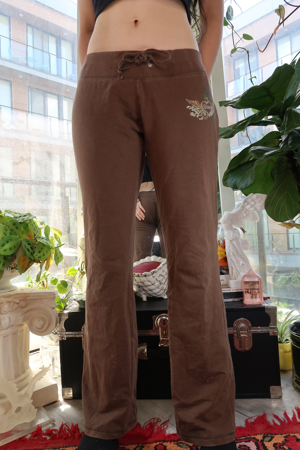 Vintage Juicy Couture Brown Drawstring Sweatpants