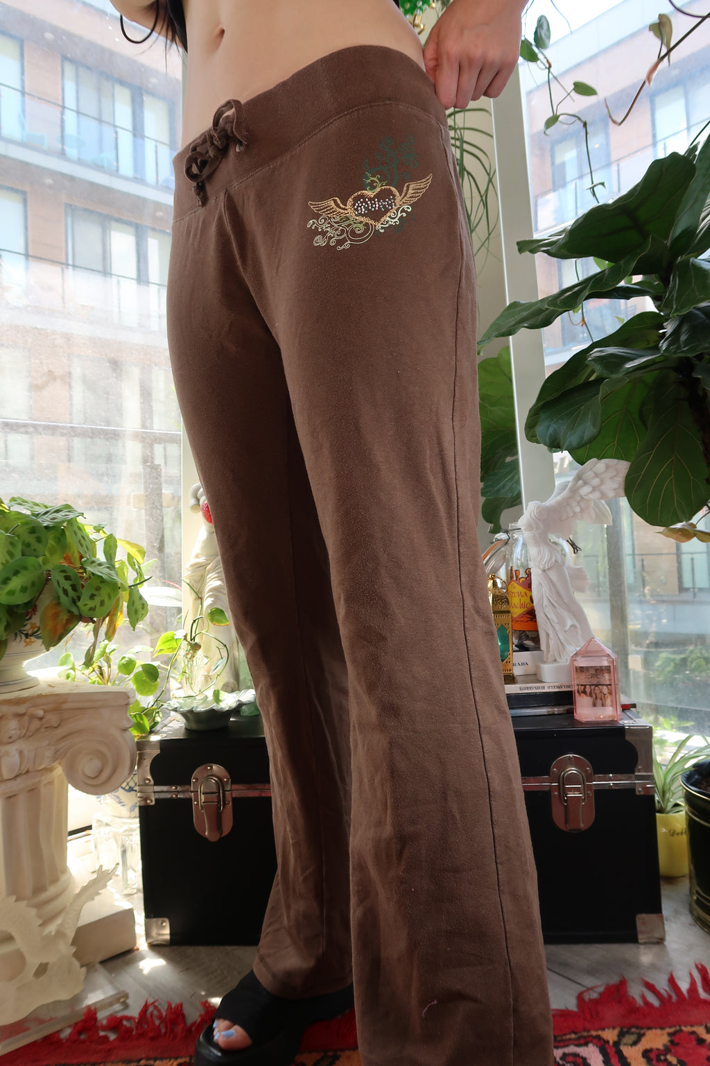 Vintage Juicy Couture Brown Drawstring Sweatpants