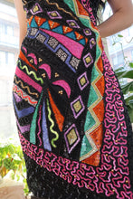 Load image into Gallery viewer, Vintage Leslie Fay 100% Silk Beaded Strapless Mini Dress – Art Deco Pop
