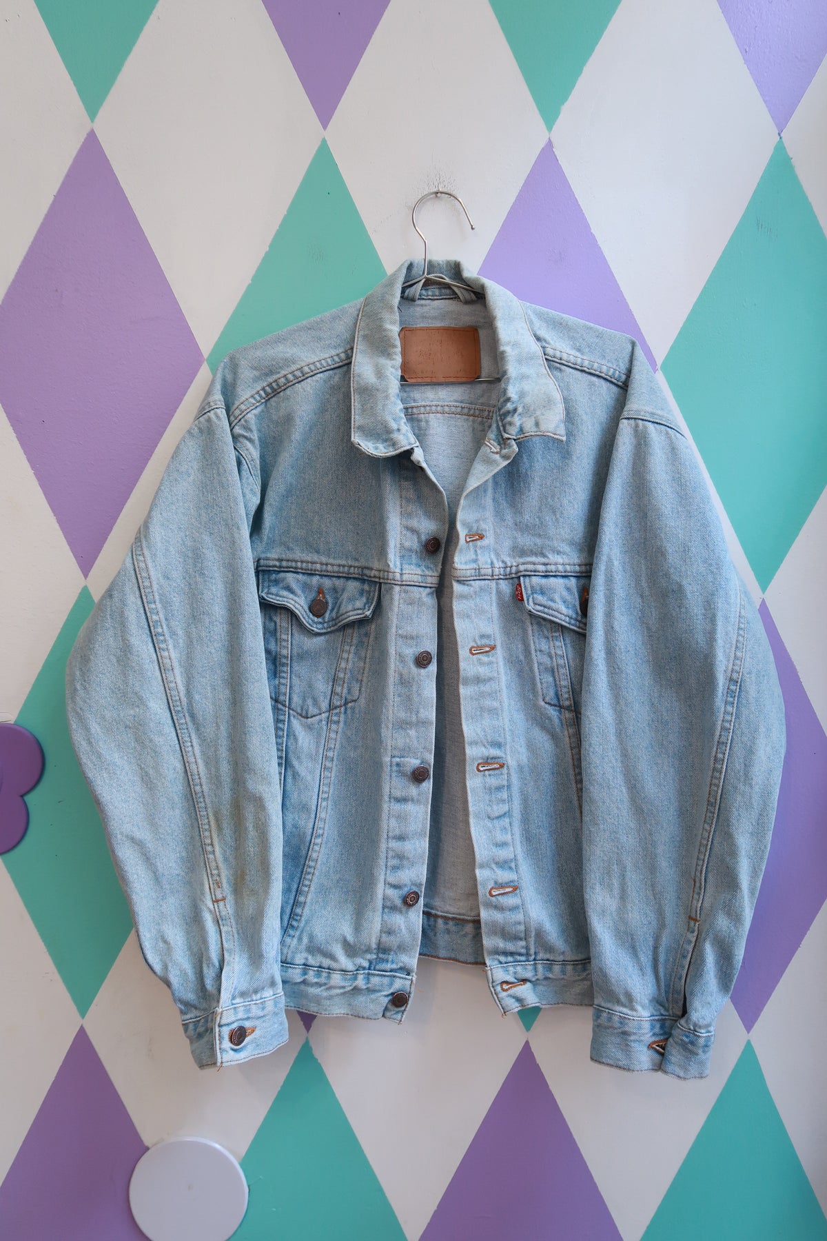 Vintage Levi's Light Wash Denim Trucker Jacket