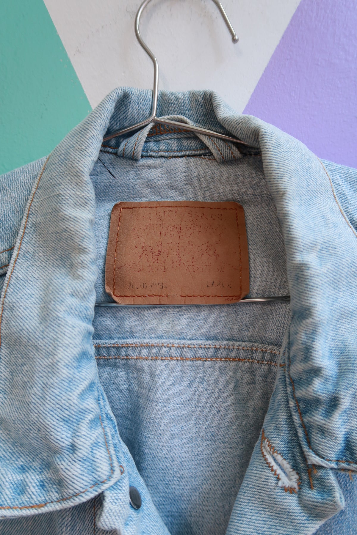 Vintage Levi's Light Wash Denim Trucker Jacket