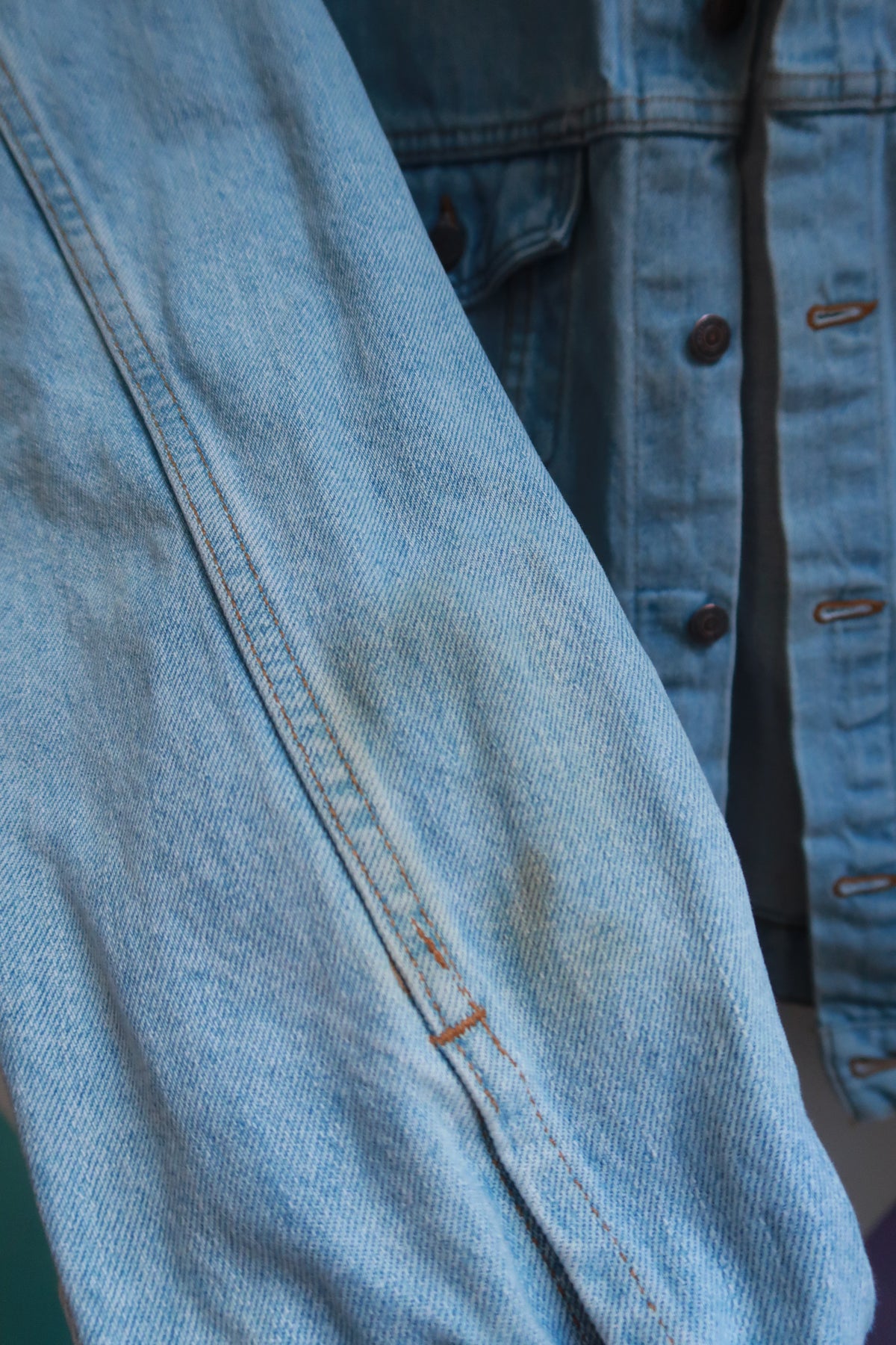 Vintage Levi's Light Wash Denim Trucker Jacket
