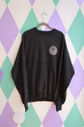 Elektra Vintage men's black crewneck sweatshirt featuring Transportation Security Administration Federal Air Marshal logo.