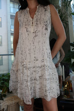 Load image into Gallery viewer, Vintage 2000s 100% Silk Sleeveless Mini Dress – Abstract Print
