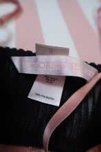 Load image into Gallery viewer, Vintage 2000s Victoria’s Secret Black Sheer Mesh Babydoll Camisole Top
