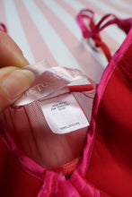 Load image into Gallery viewer, Vintage 2000s Victoria’s Secret Red Sheer Mesh Babydoll Top
