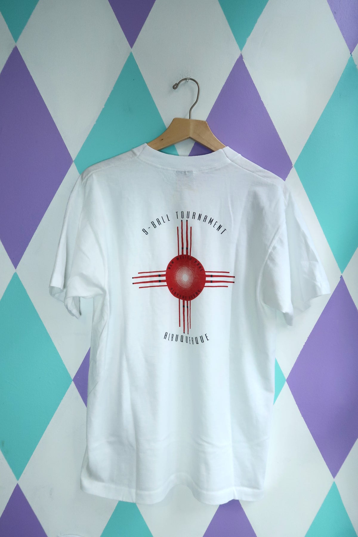 Vintage 90s Zia Symbol T-Shirt – 1991 Albuquerque SunSoft Bowling Tournament Tee