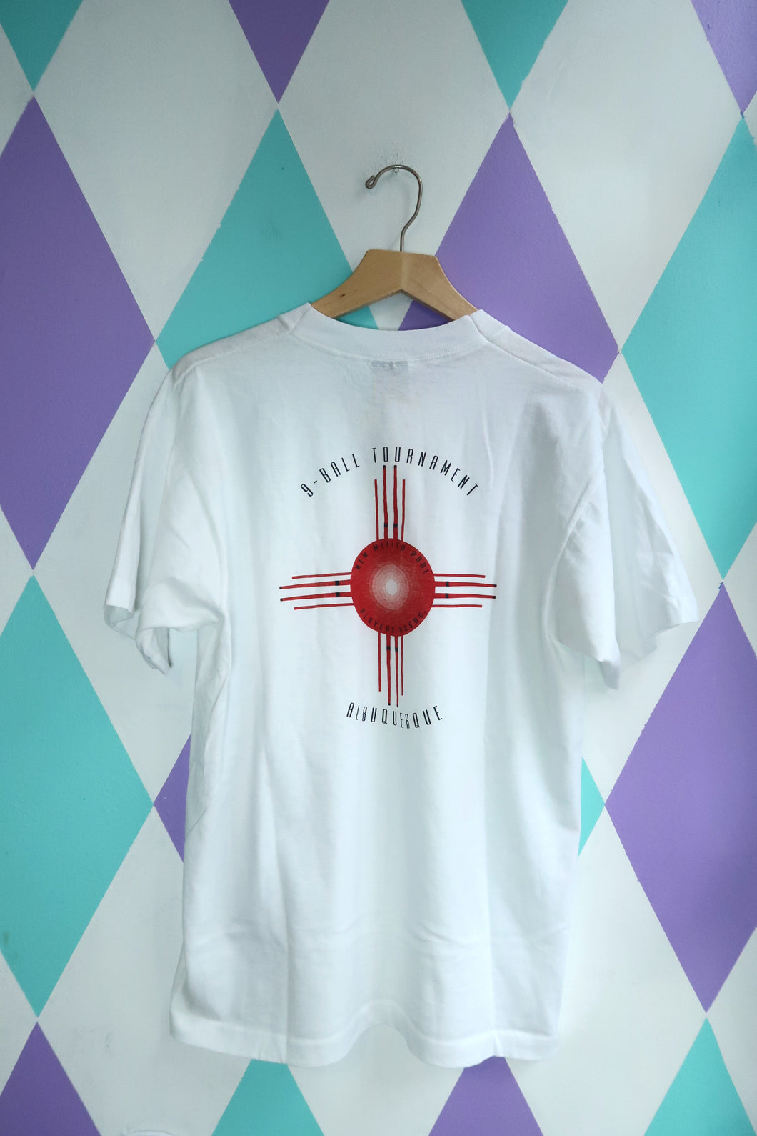 Vintage 90s Zia Symbol T-Shirt – 1991 Albuquerque SunSoft Bowling Tournament Tee