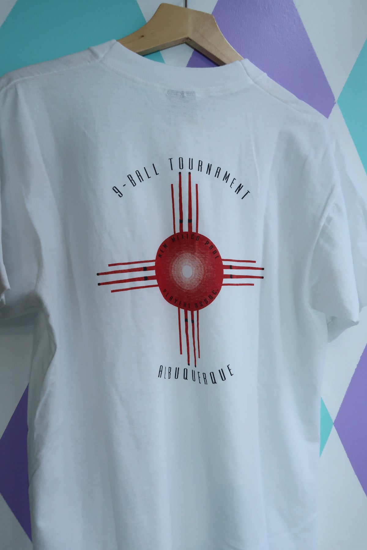 Vintage 90s Zia Symbol T-Shirt – 1991 Albuquerque SunSoft Bowling Tournament Tee