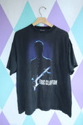 Vintage Eric Clapton T-Shirt – An Evening of Nothing but the Blues Faded Black Rock Tee
