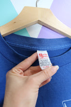 Load image into Gallery viewer, Vintage Las Vegas Souvenir Tee – Blue 90s Casino Graphic T-Shirt
