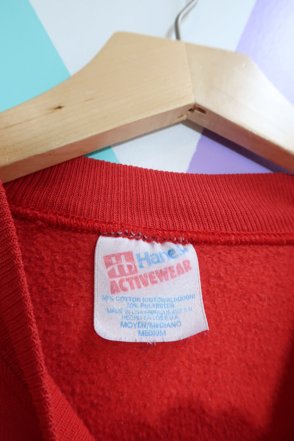 Vintage 90s Vermont Cow Graphic Crewneck Sweatshirt – Red