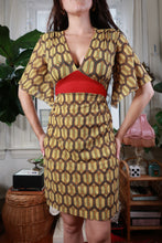 Load image into Gallery viewer, Vintage 2000s Geometric Print Empire Waist Mini Dress
