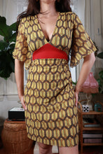 Load image into Gallery viewer, Vintage 2000s Geometric Print Empire Waist Mini Dress
