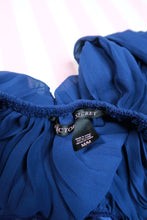 Load image into Gallery viewer, Victoria’s Secret Navy Blue Lace Babydoll Camisole Top
