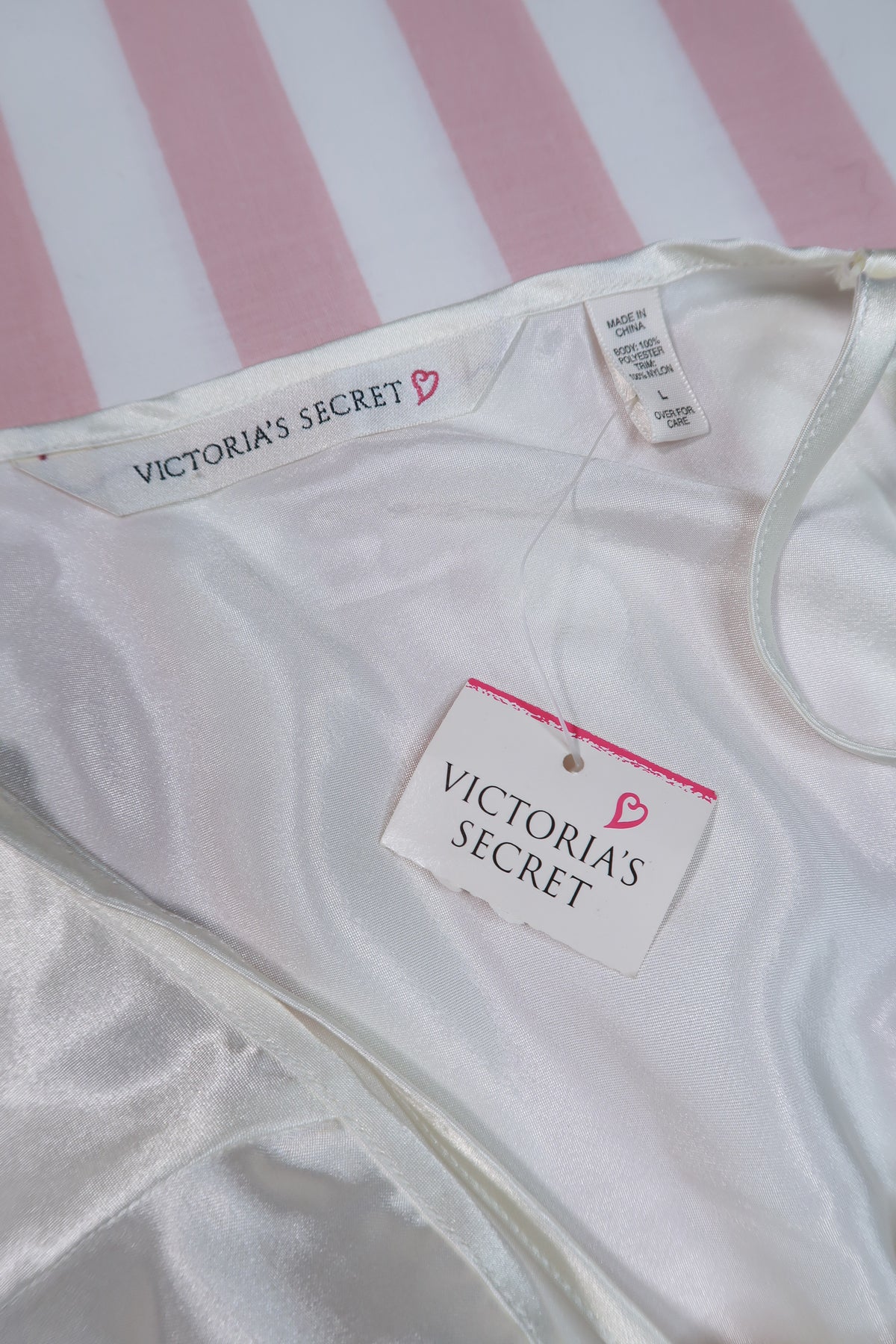 NWT Vintage 90s Victoria’s Secret White Satin Lace Teddy Bodysuit - Elektra Vintage