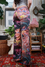 Load image into Gallery viewer, Vintage Y2K DKNY Graffiti Print Low Rise Bootcut Jeans
