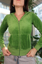 Load image into Gallery viewer, Vintage Juicy Couture Green Velour Tracksuit Jacket

