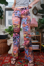 Load image into Gallery viewer, Vintage Y2K DKNY Graffiti Print Low Rise Bootcut Jeans
