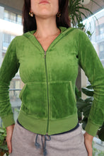 Load image into Gallery viewer, Vintage Juicy Couture Green Velour Tracksuit Jacket
