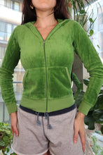 Load image into Gallery viewer, Vintage Juicy Couture Green Velour Tracksuit Jacket
