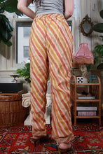 Load image into Gallery viewer, Vintage Y2K Metallic Stripe Drawstring Crop Pants
