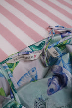 Load image into Gallery viewer, Vintage 2000s Victoria’s Secret Ocean Print Lace Slip Dress - Elektra Vintage
