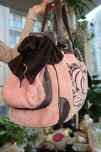 Load image into Gallery viewer, Vintage Juicy Couture Daydreamer Tote – Pink Velour &amp; Brown Leather Trim
