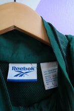 Load image into Gallery viewer, Vintage 90s Reebok Green &amp; White Colorblock Windbreaker
