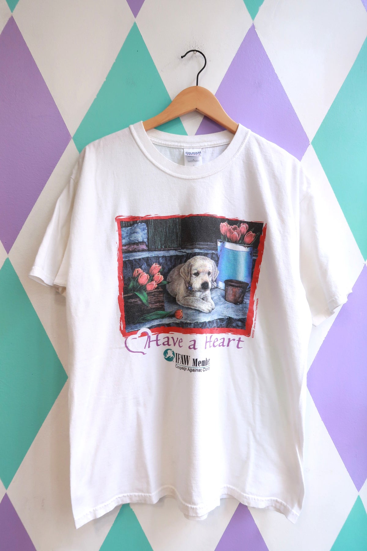 Vintage 2000s “Have a Heart” Puppy Graphic T-Shirt