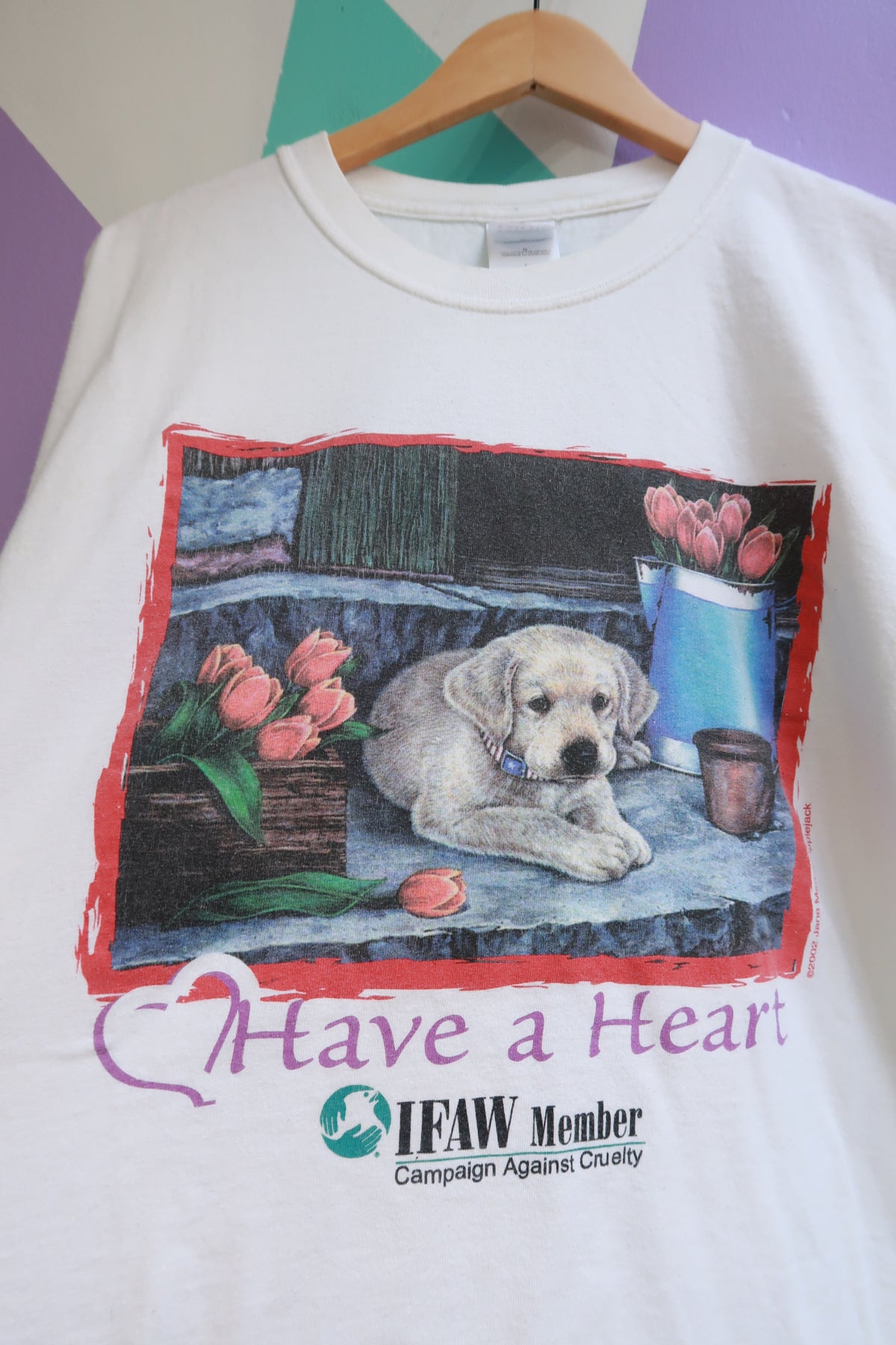 Vintage 2000s “Have a Heart” Puppy Graphic T-Shirt