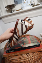 Load image into Gallery viewer, Vintage Zebra Print Calf Hair Leather Loafers
