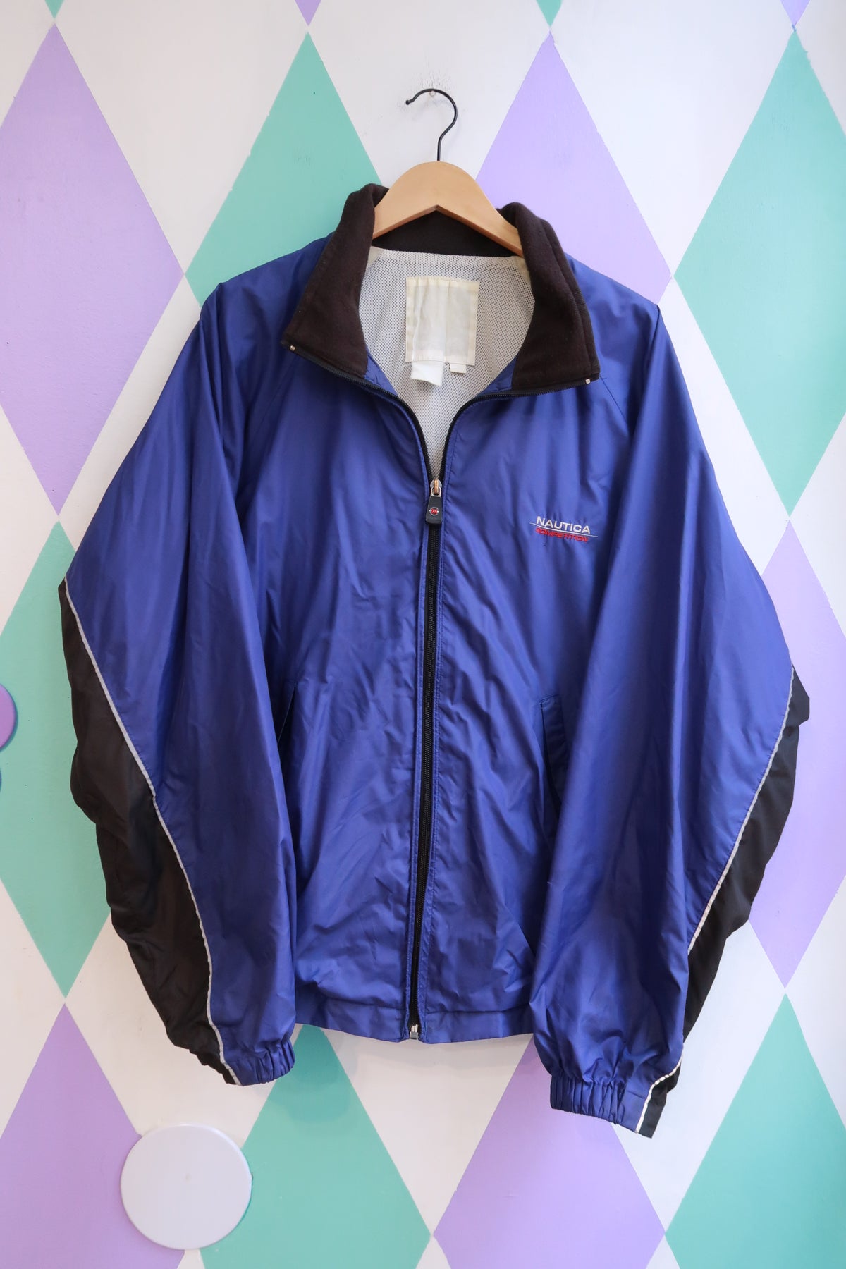 Vintage 90s Nautica Competition Colorblock Windbreaker Jacket