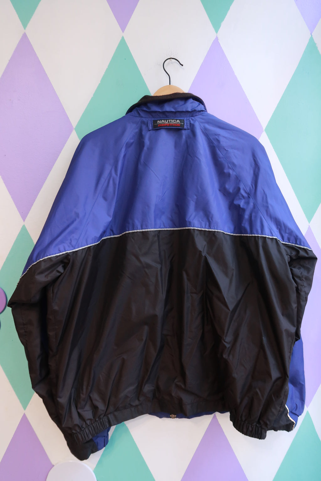Vintage 90s Nautica Competition Colorblock Windbreaker Jacket - Elektra Vintage