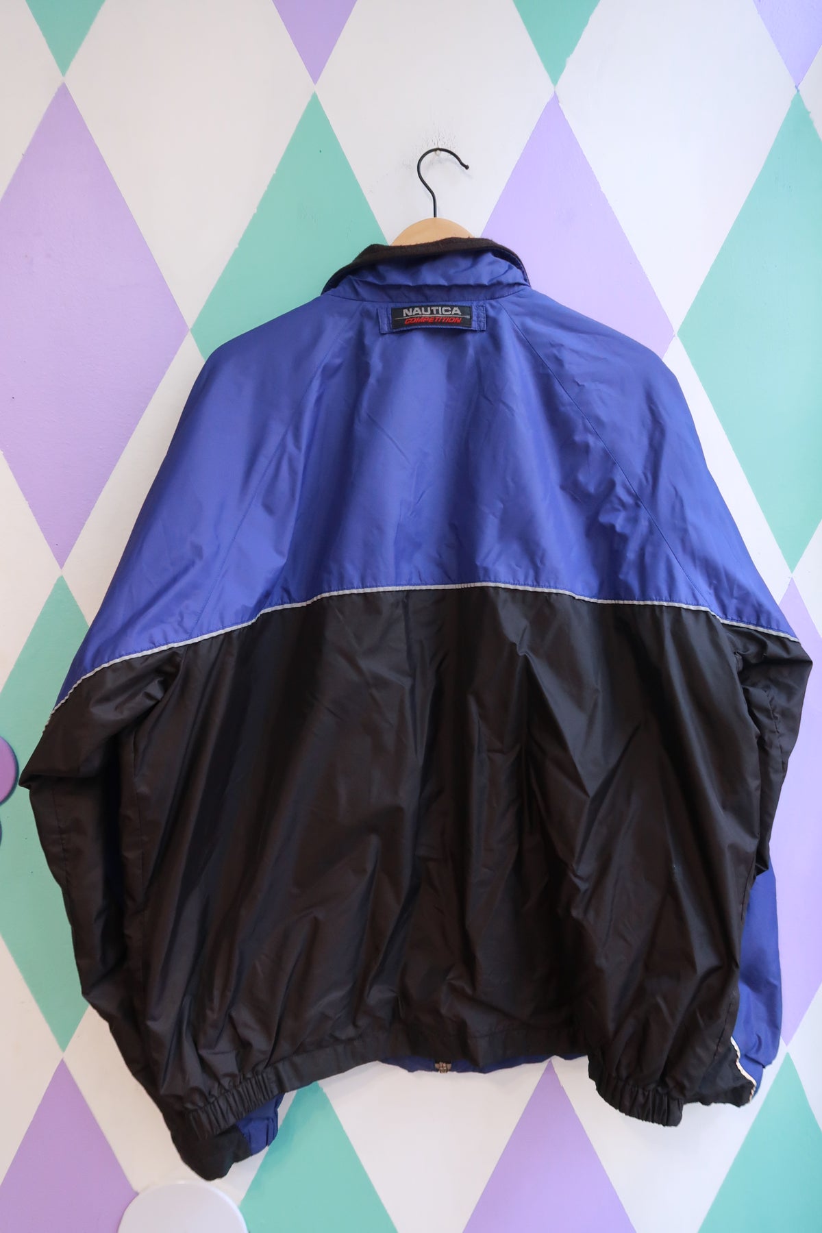 Vintage 90s Nautica Competition Colorblock Windbreaker Jacket - Elektra Vintage