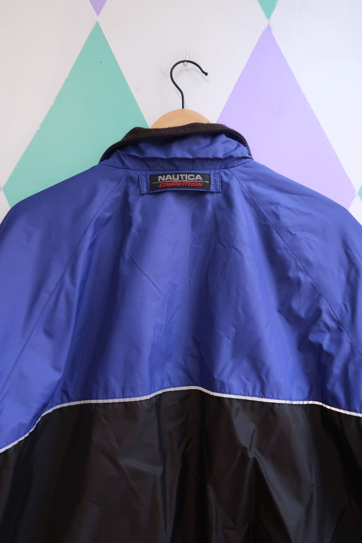 Vintage 90s Nautica Competition Colorblock Windbreaker Jacket - Elektra Vintage