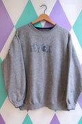 Vintage Eeyore embroidered crewneck sweatshirt by Elektra Vintage, featuring a classic design and soft fabric.