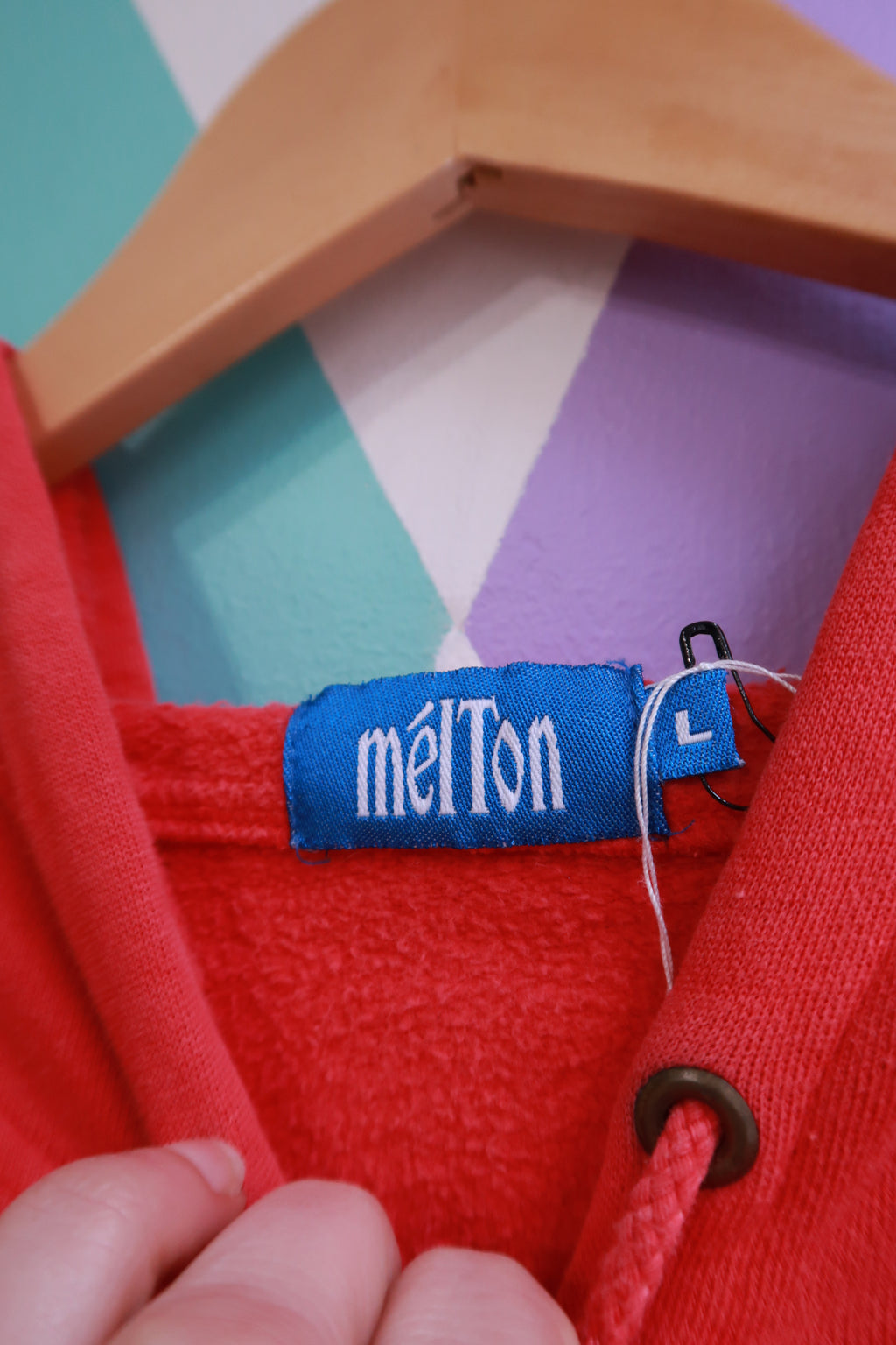 Vintage 90s “Absolutely Sportive” Melton Graphic Hoodie