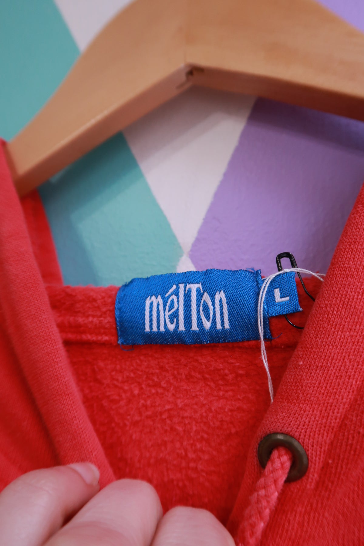 Vintage 90s “Absolutely Sportive” Melton Graphic Hoodie