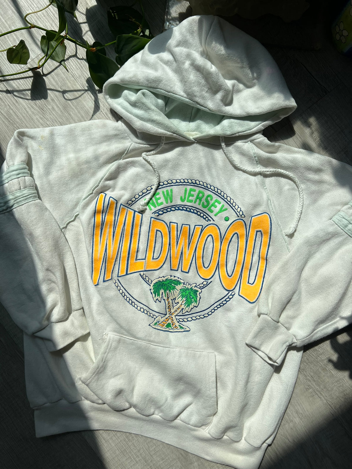 90s Vintage Wildwood New Jersey Hoodie - Elektra Vintage