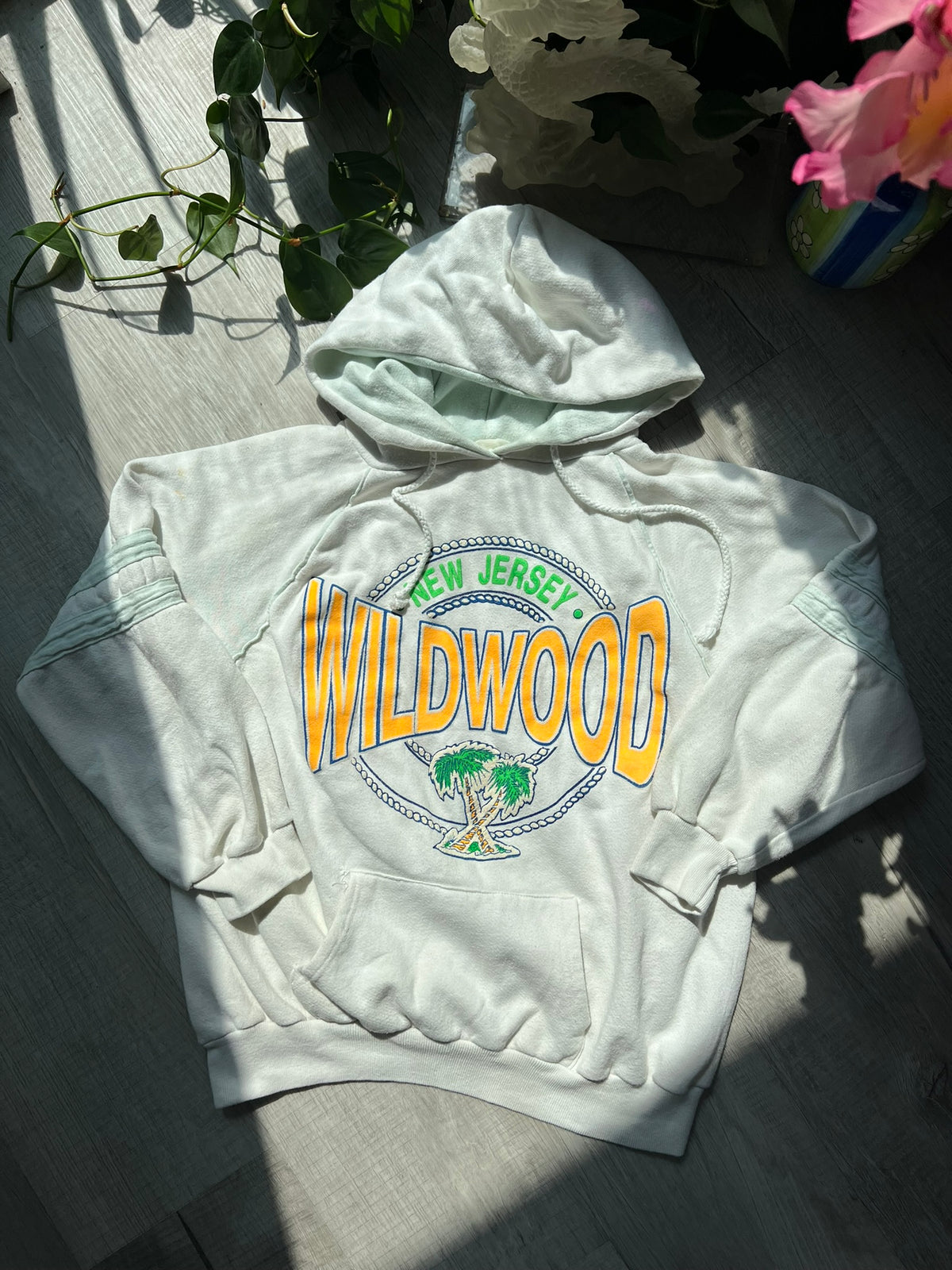 90s Vintage Wildwood New Jersey Hoodie - Elektra Vintage