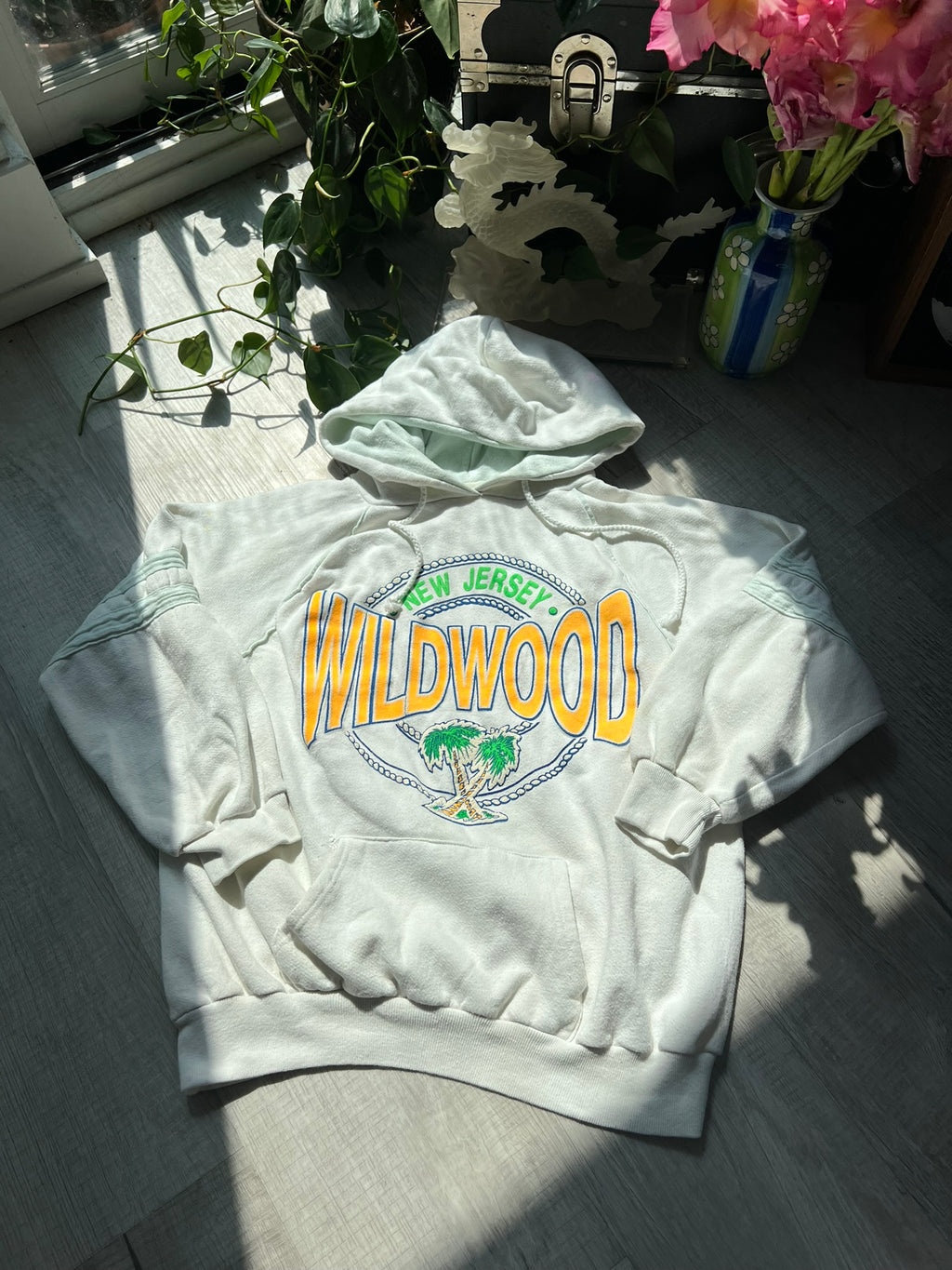 90s Vintage Wildwood New Jersey Hoodie - Elektra Vintage