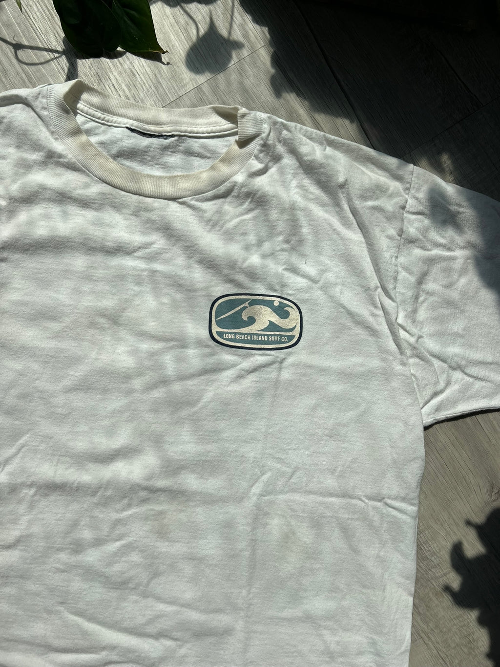 Vintage Long Beach Island Surf Co. T-shirt by Elektra Vintage featuring a classic surf design and relaxed fit.
