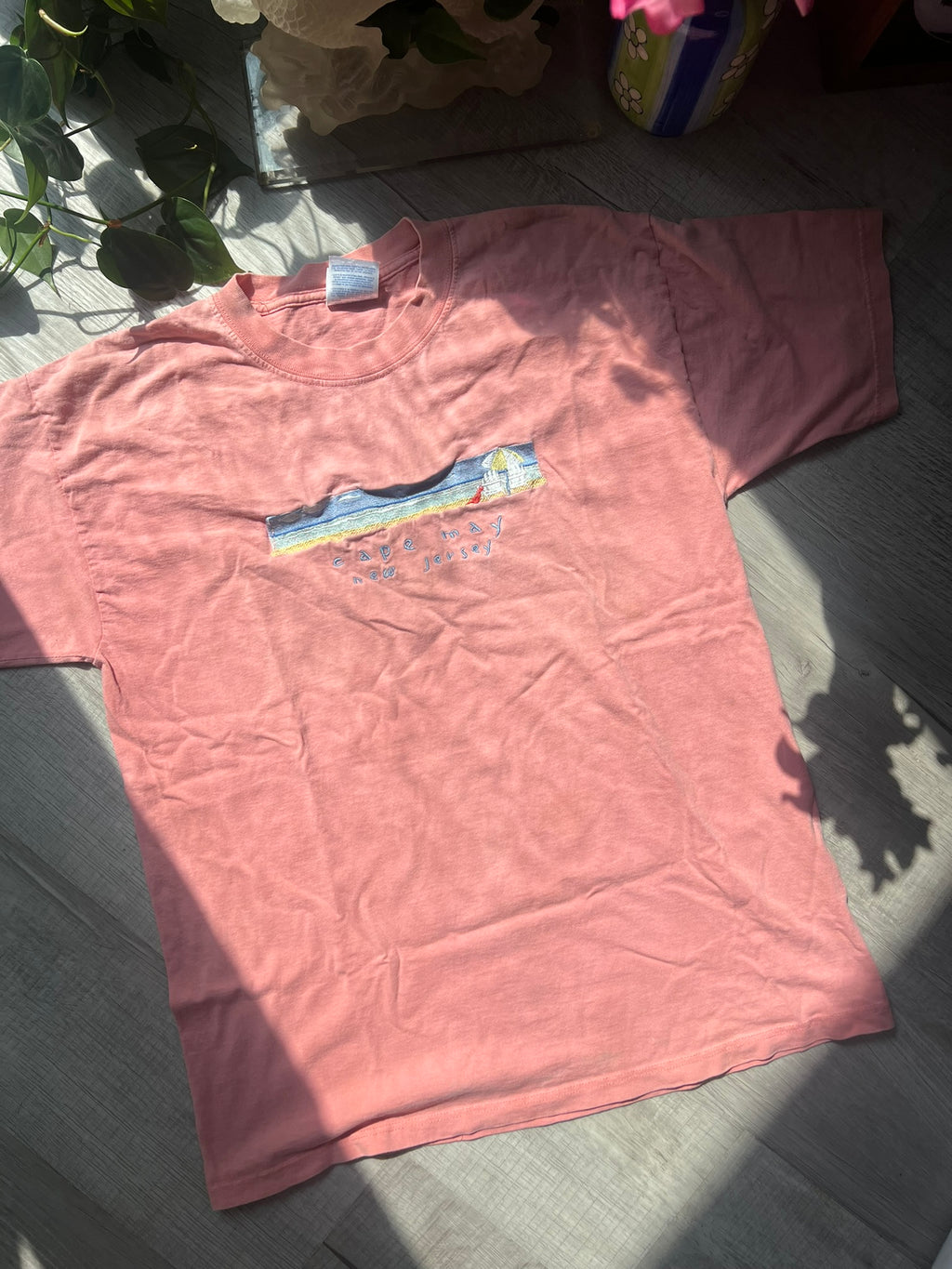 Vintage Cape May Embroidered Graphic Tee by Gildan - Elektra Vintage